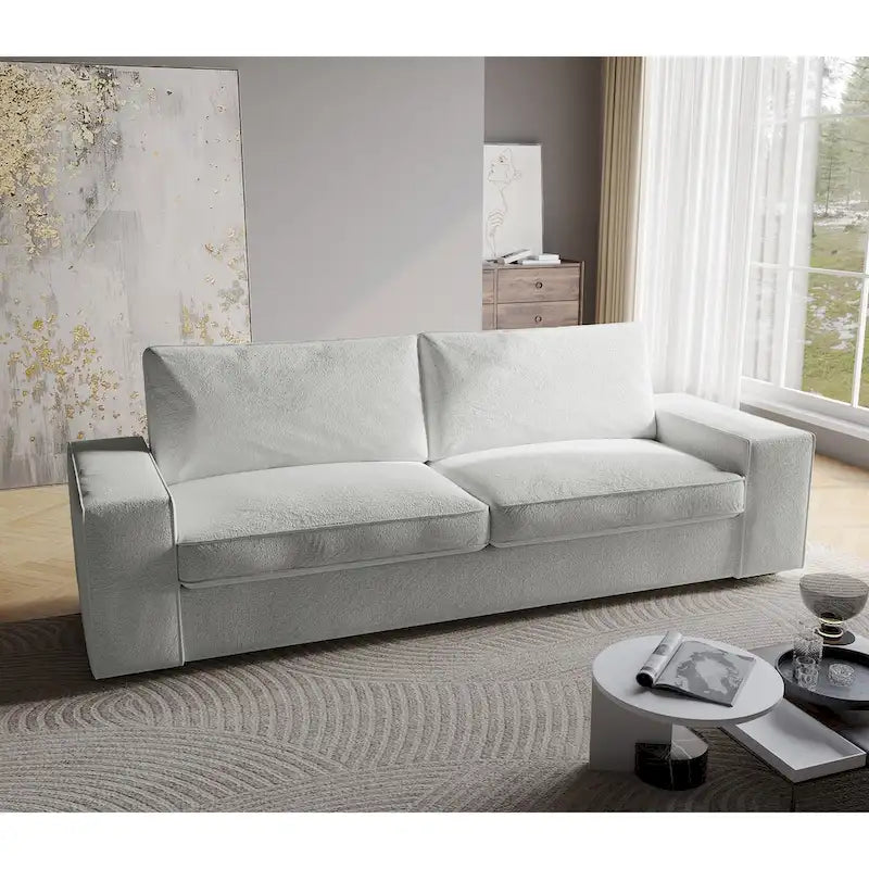 80 Modern Loveseat Couch 3 Seater Sofa-2