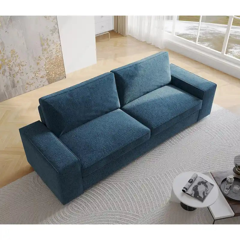 80 Modern Loveseat Couch 3 Seater Sofa-3