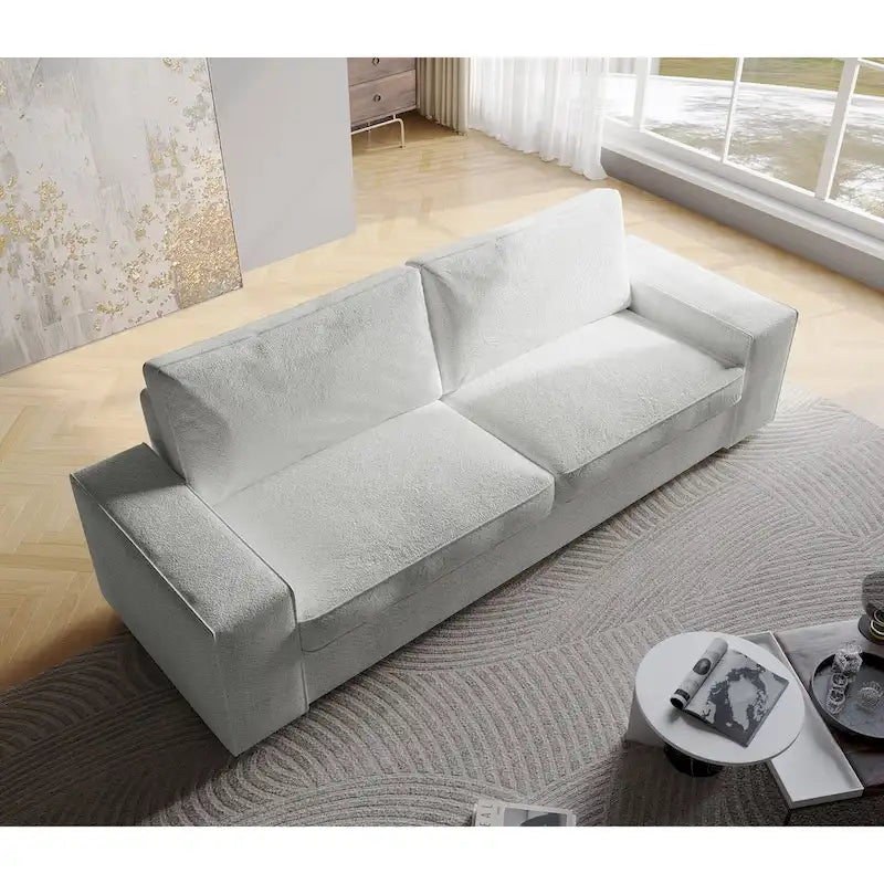 80 Modern Loveseat Couch 3 Seater Sofa-4
