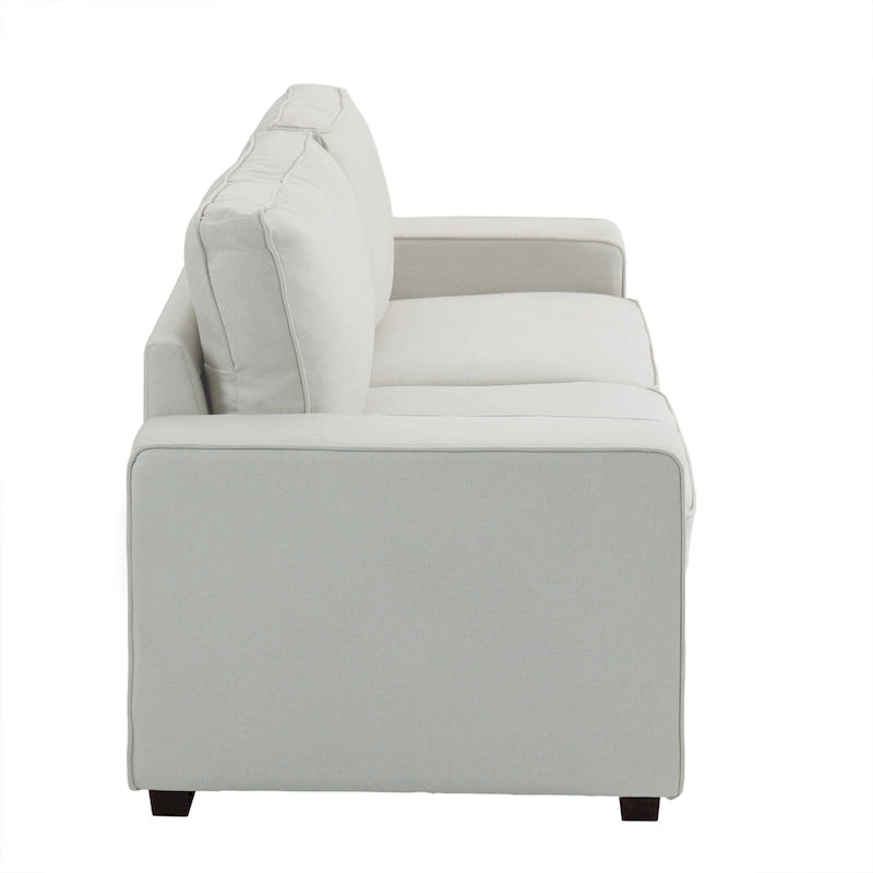 80 Modern Loveseat Couch 3 Seater Sofa-9