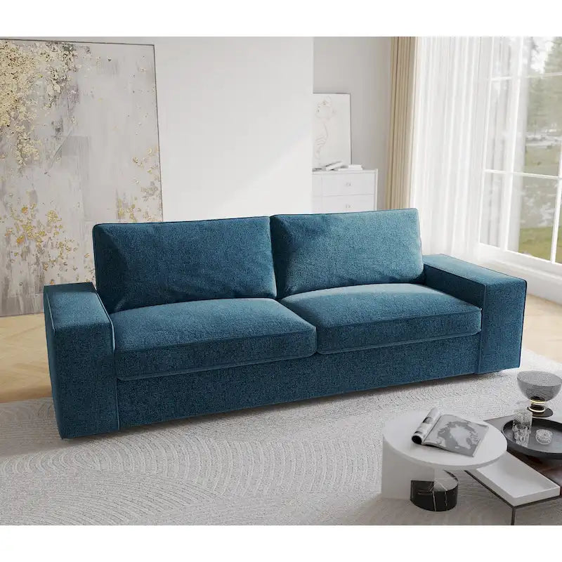 80 Modern Loveseat Couch 3 Seater Sofa-11