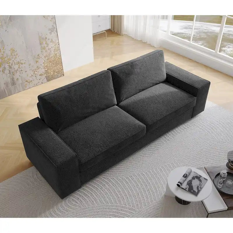 80 Modern Loveseat Couch 3 Seater Sofa-19