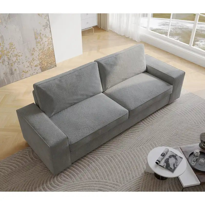 80 Modern Loveseat Couch 3 Seater Sofa-26