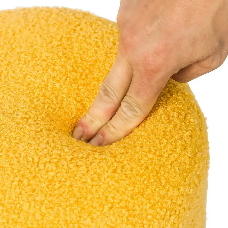 Adeco Footrest Ottoman 13 inches Fabric Stool for Living Room Bedroom-33