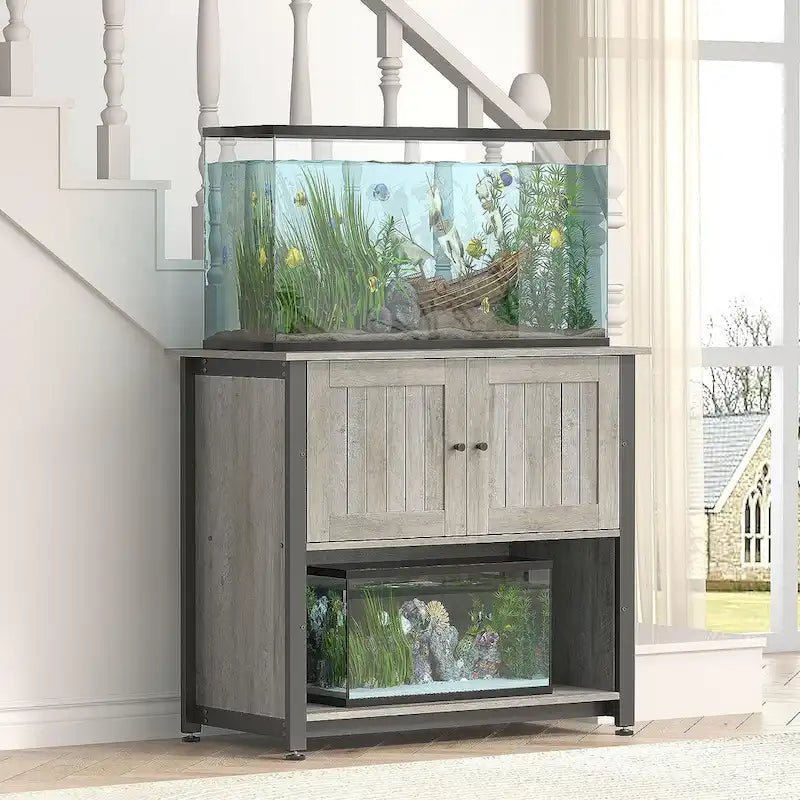 40-50 Gallon Fish Tank Stand with Cabinet-2