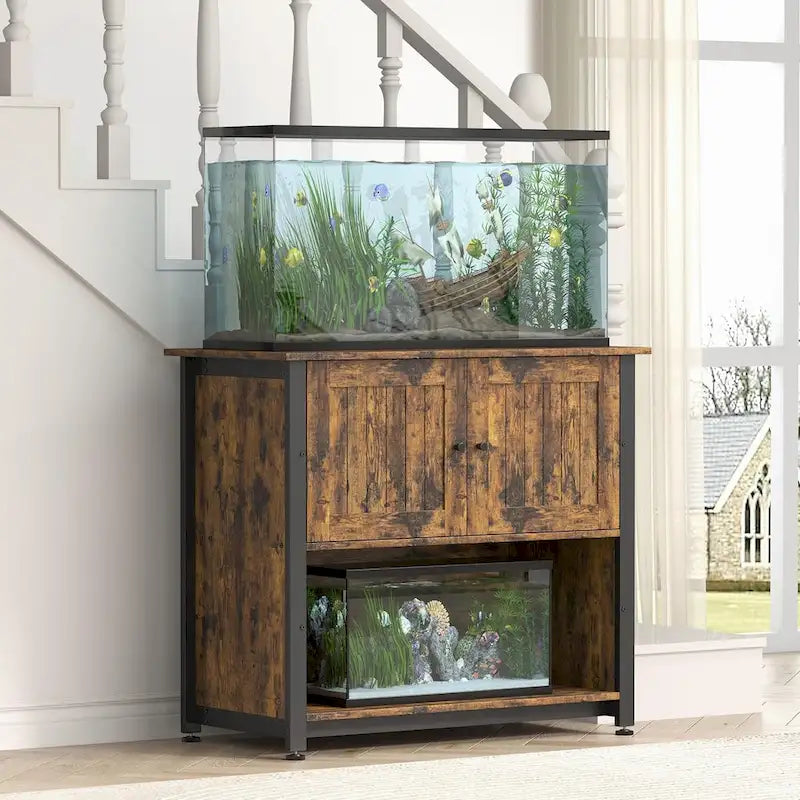 40-50 Gallon Fish Tank Stand with Cabinet-3