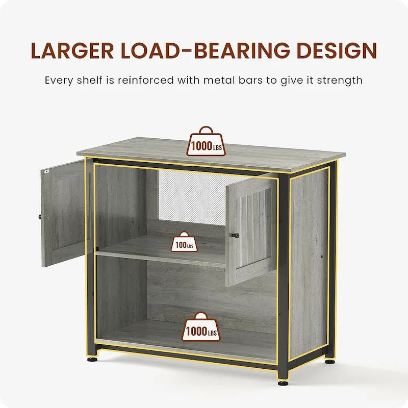 40-50 Gallon Fish Tank Stand with Cabinet-4