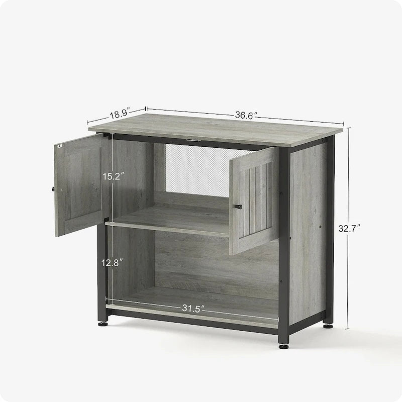 40-50 Gallon Fish Tank Stand with Cabinet-9