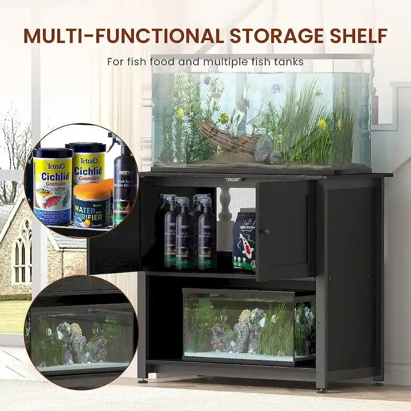 40-50 Gallon Fish Tank Stand with Cabinet-20