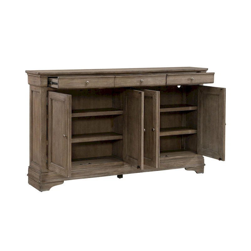 Morrow Bay Wirebrushed Hall Buffet-19