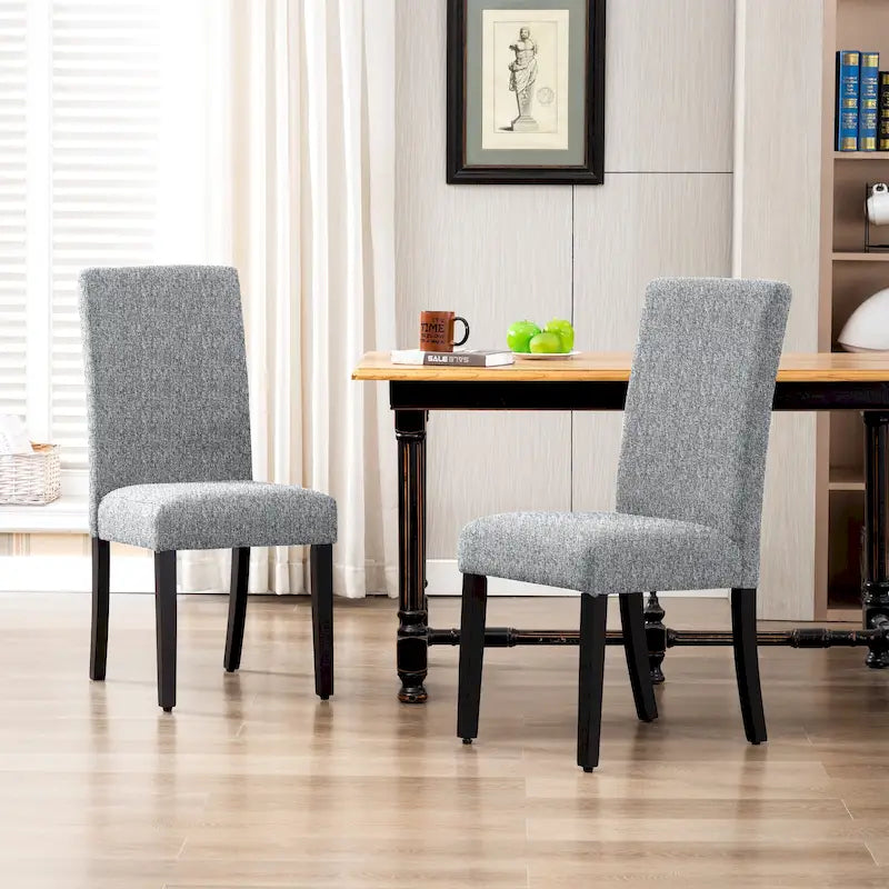 Grandview Upholstered Linen Fabric Dining Chair (Set of 2)-37