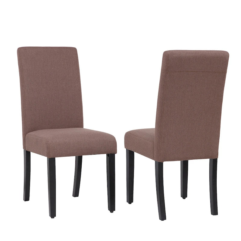Grandview Upholstered Linen Fabric Dining Chair (Set of 2)-3