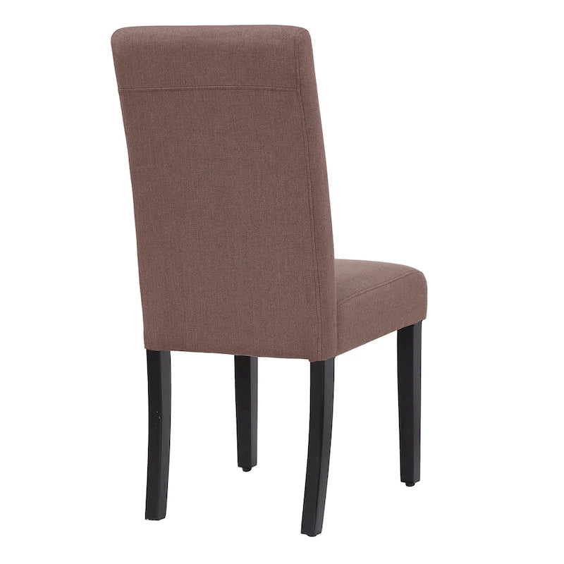 Grandview Upholstered Linen Fabric Dining Chair (Set of 2)-6