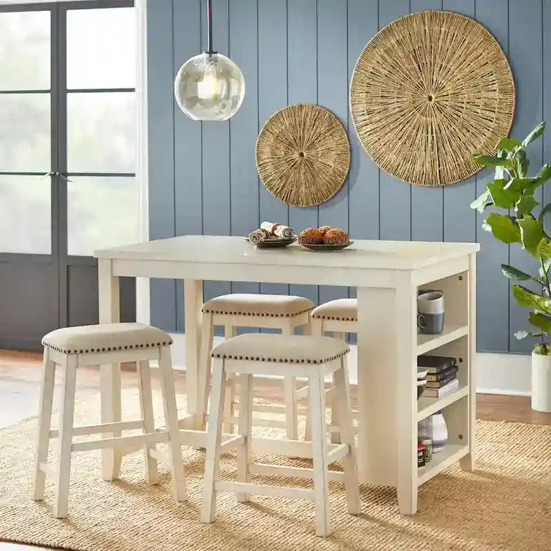 Lifestorey Tobias Storage Counter Height Storage Table-3