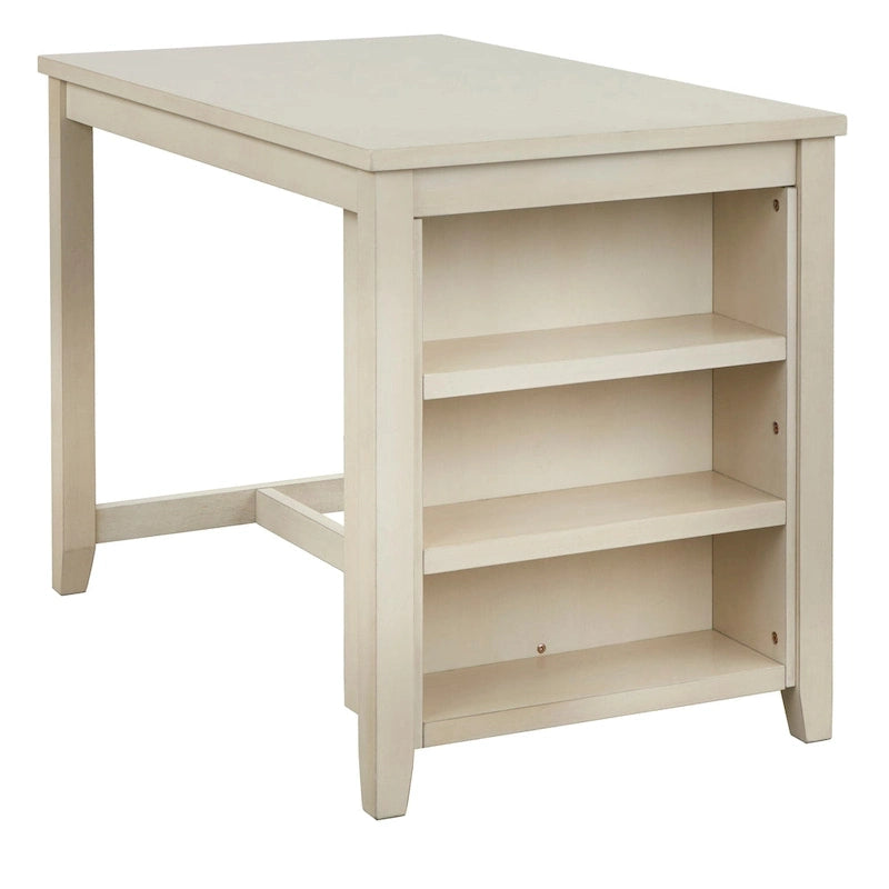 Lifestorey Tobias Storage Counter Height Storage Table-7