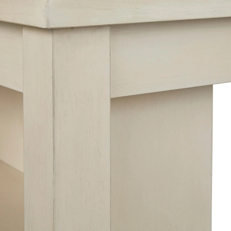 Lifestorey Tobias Storage Counter Height Storage Table-8