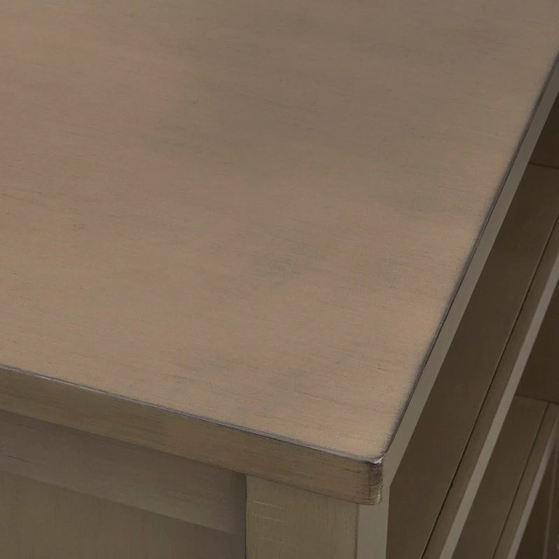 Lifestorey Tobias Storage Counter Height Storage Table-11