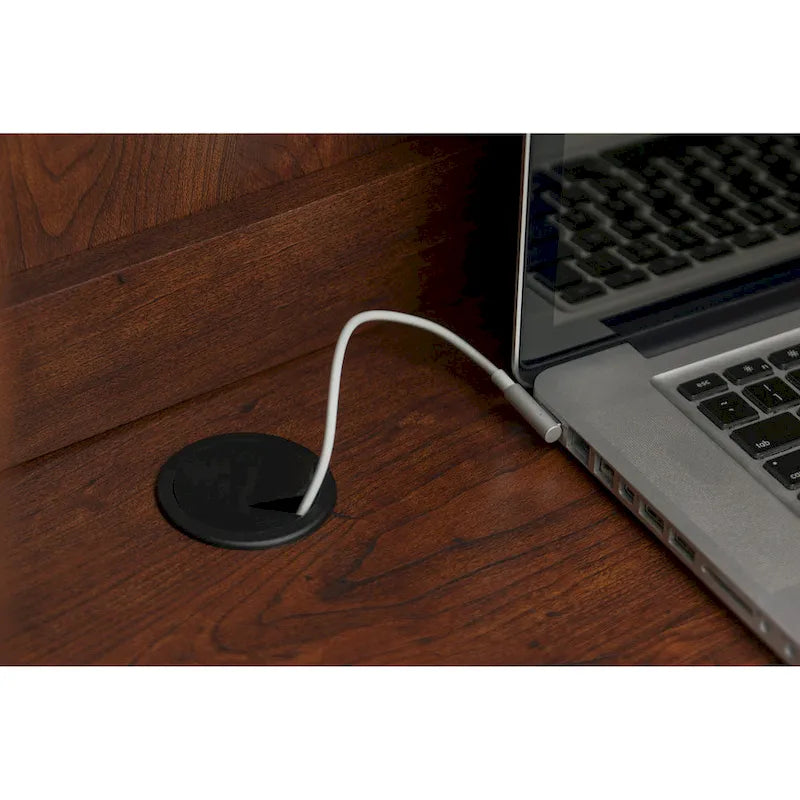 Bush Furniture Yorktown 60W L Shaped Office Desk with Storage-3