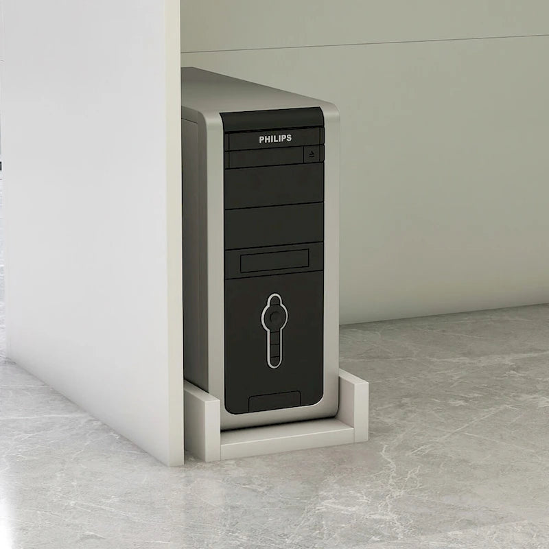 Timechee Reception Desk L-Shaped Counter Shelves Drawers Reception Table-32