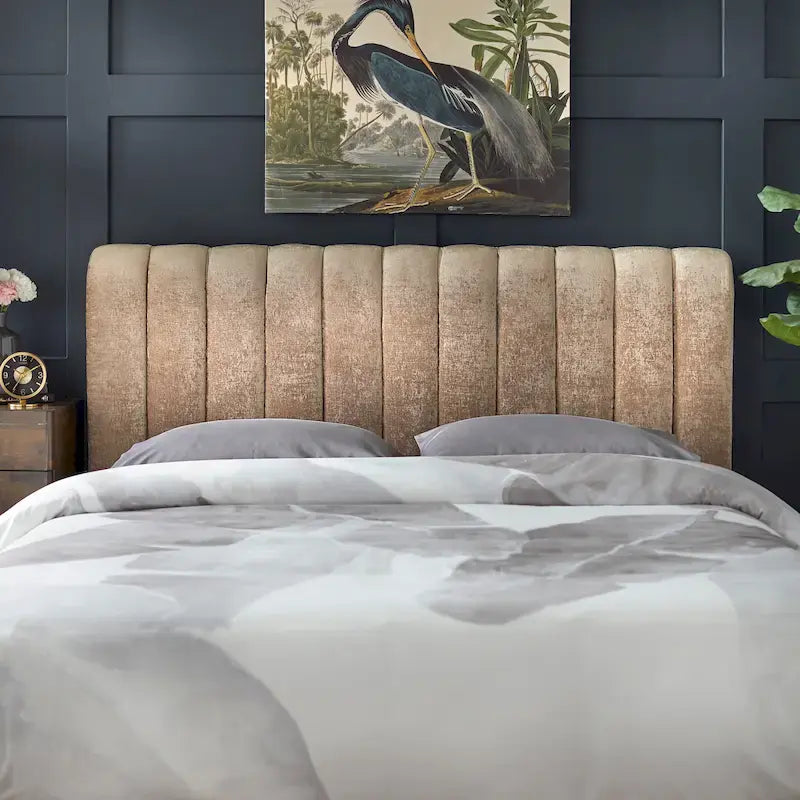 Lifestorey Teagan Queen Channel Upholstered Headboard-21