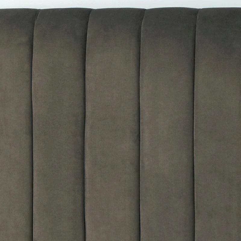 Lifestorey Teagan Queen Channel Upholstered Headboard-8