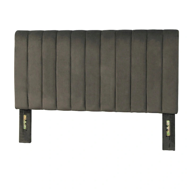 Lifestorey Teagan Queen Channel Upholstered Headboard-10