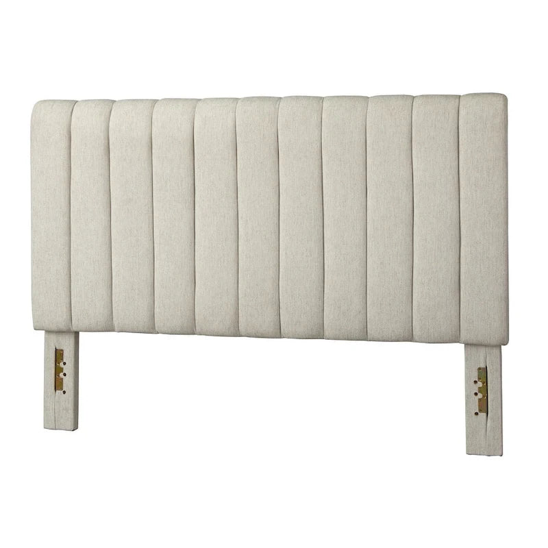Lifestorey Teagan Queen Channel Upholstered Headboard-11