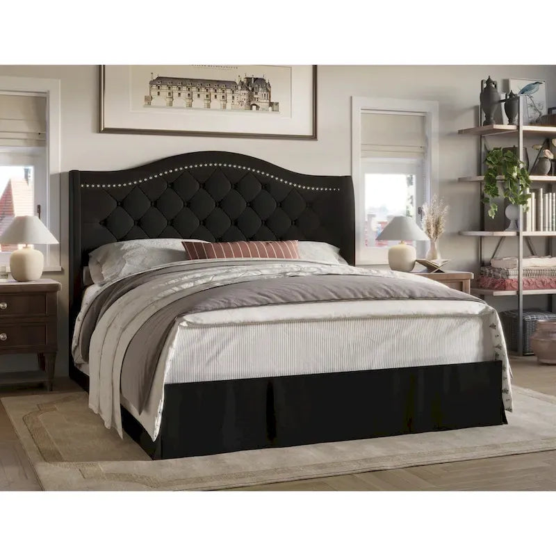 Eleanor Tufted Upholstered Platform Bed-11