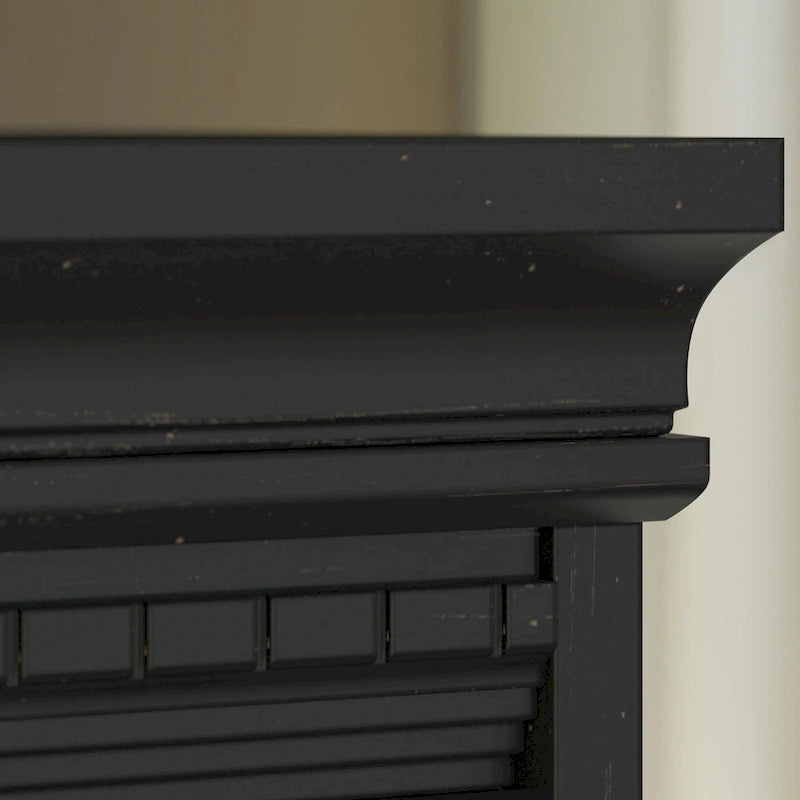 Fairview 60W Desk with Hutch, Cabinet and Bookcase by Bush Furniture-30