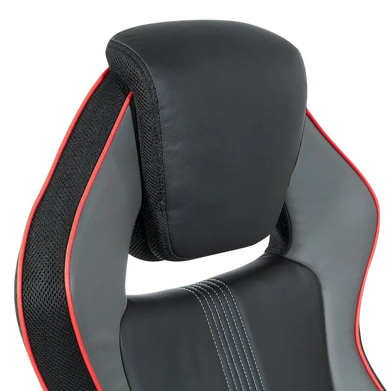 BOA II Gaming Chair in Bonded Leather with Color Accents-27