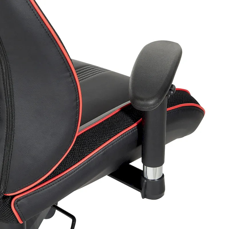 BOA II Gaming Chair in Bonded Leather with Color Accents-28