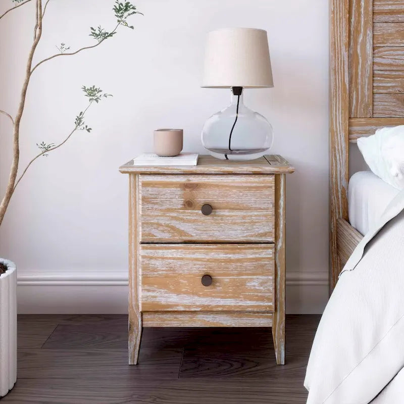 Grain Wood Furniture Greenport 2 Drawer Nightstand-2