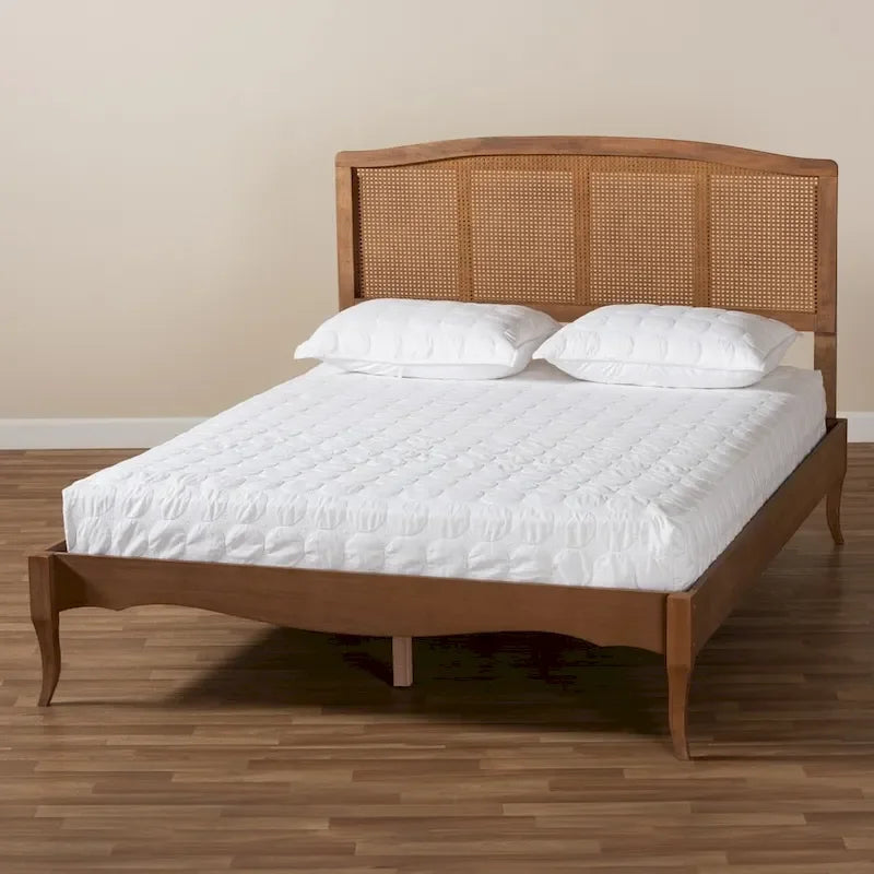Carson Carrington Banga Wood and Synthetic Rattan Platform Bed-9