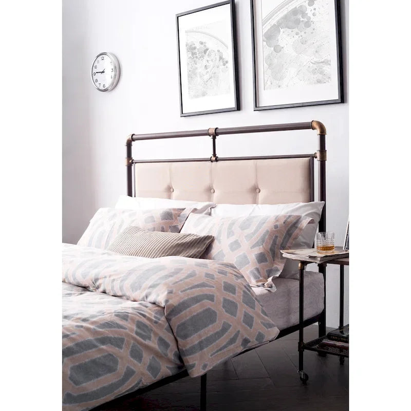 Corvus Somme Antique Dark Bronze Iron Metal Bed-5