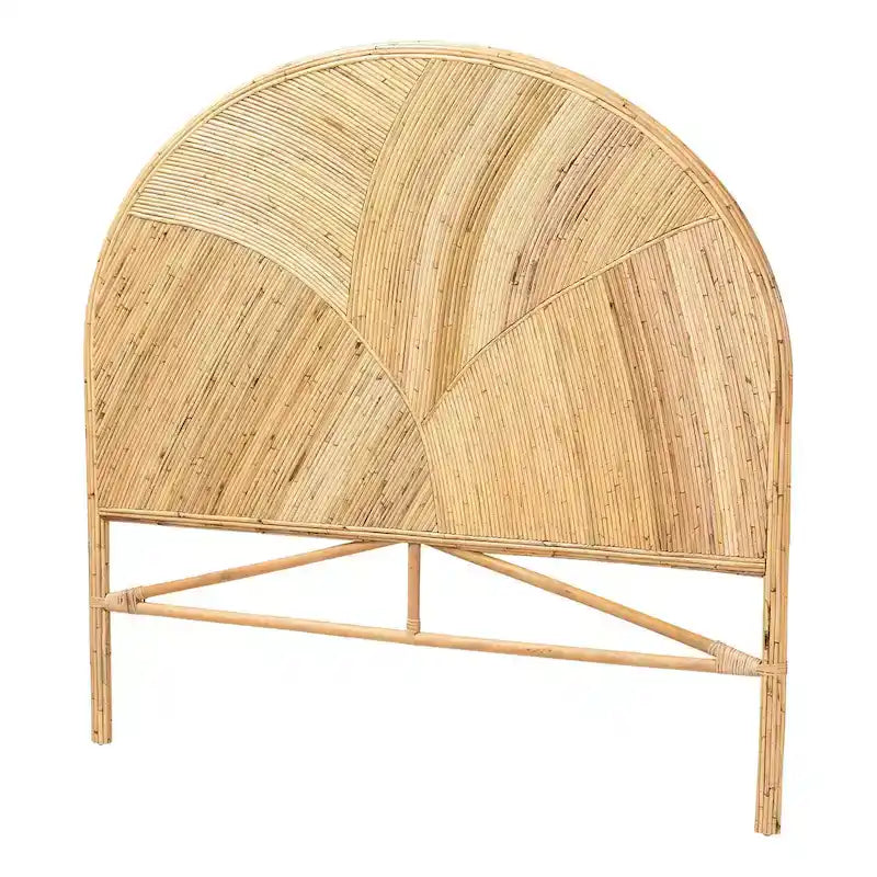 Seana Bohemian Rattan Standalone Headboard-11