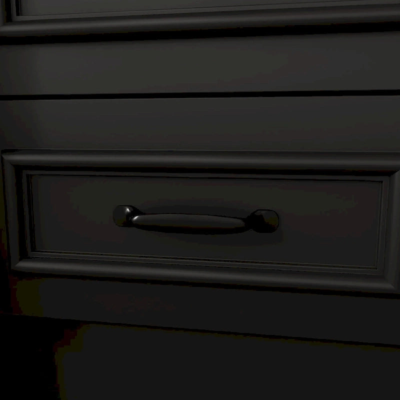 Modern 6-Door Armoire with Cushioned Bench and Drawers-22