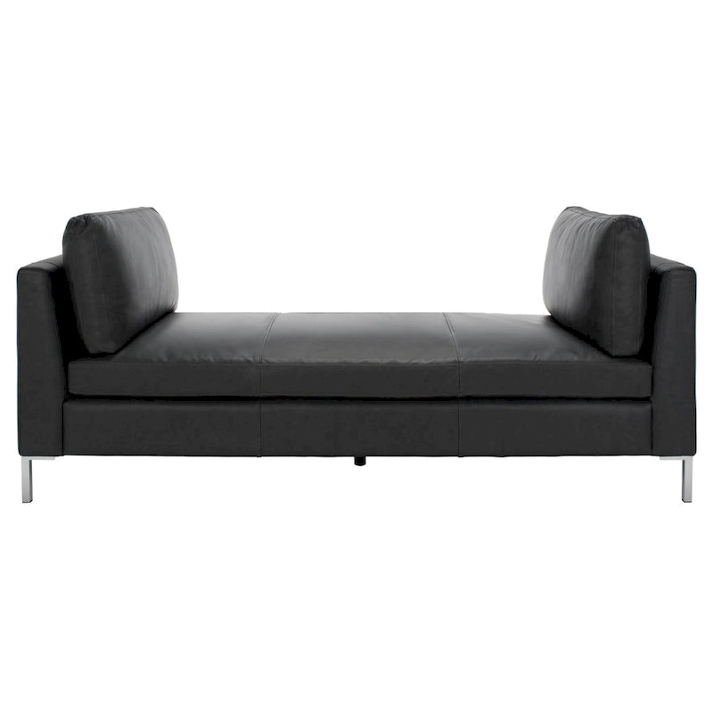 SAFAVIEH Couture Shirl Leather Bench - 81 In W x 32 In D x 34 In H - 81Wx32Dx34H-4