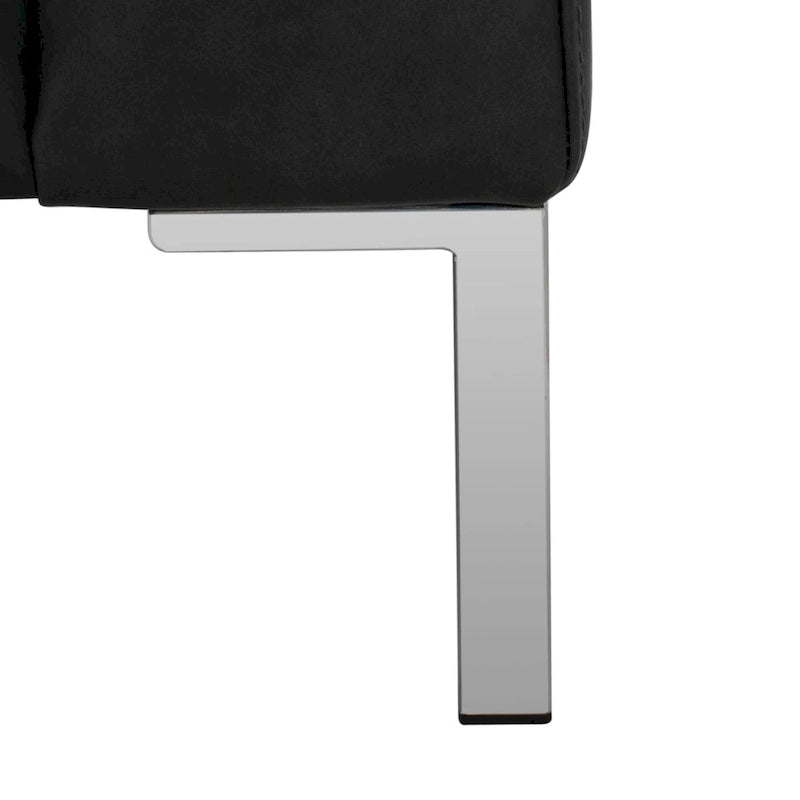 SAFAVIEH Couture Shirl Leather Bench - 81 In W x 32 In D x 34 In H - 81Wx32Dx34H-9