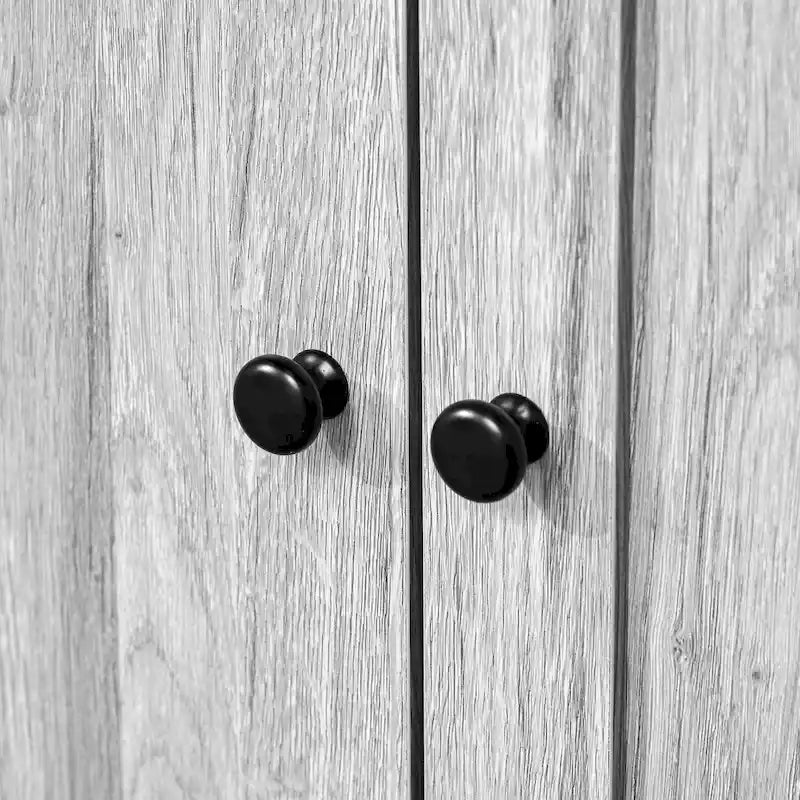 HOMCOM 63.5 Kitchen Buffet with Hutch, Pantry Storage Cabinet with 4 Shelves, Drawers, Framed Glass Doors-10