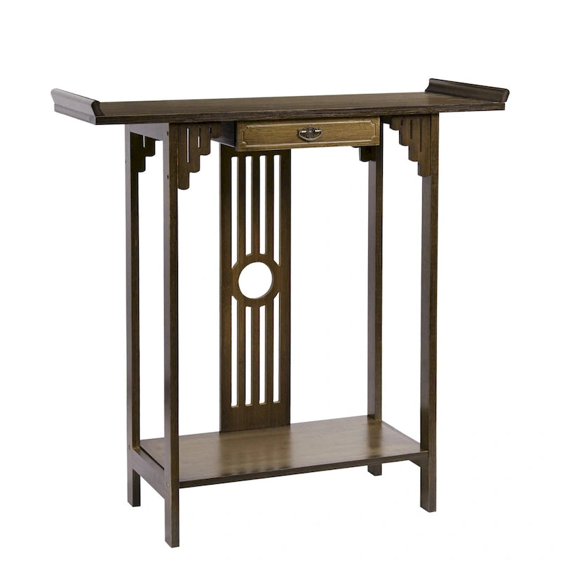 Console Table Sofa Side Accent Table Entryway Vintage-5