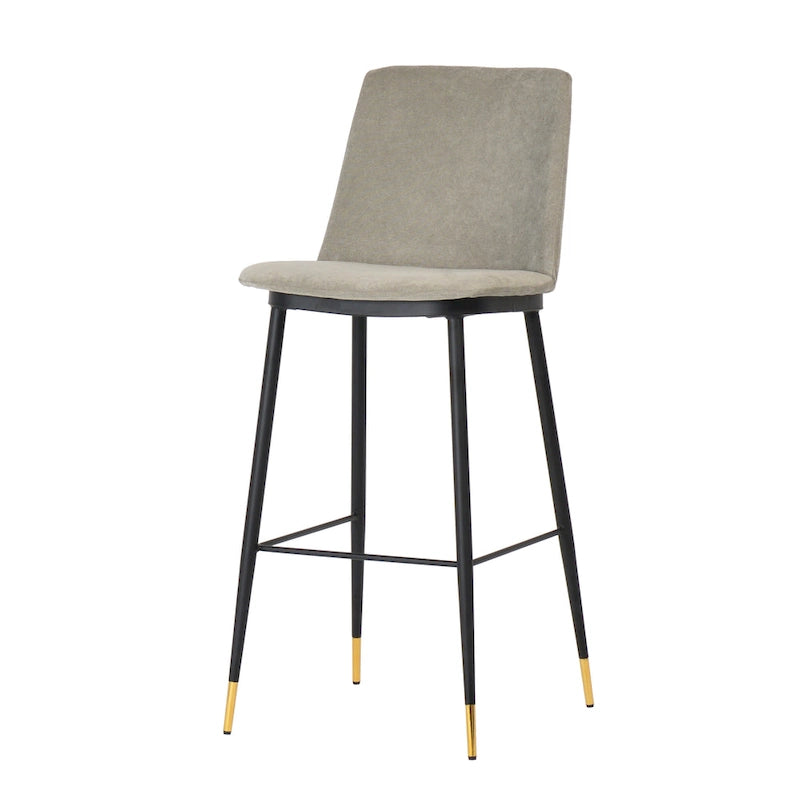 Evora Velvet Counter Stool (Set of 2)-8