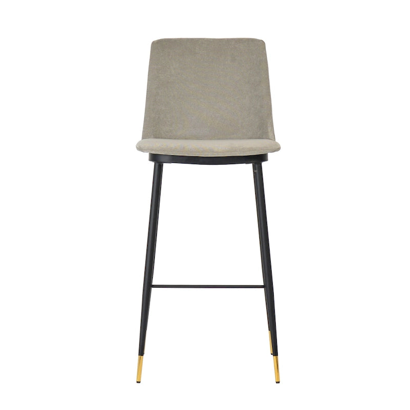 Evora Velvet Counter Stool (Set of 2)-9