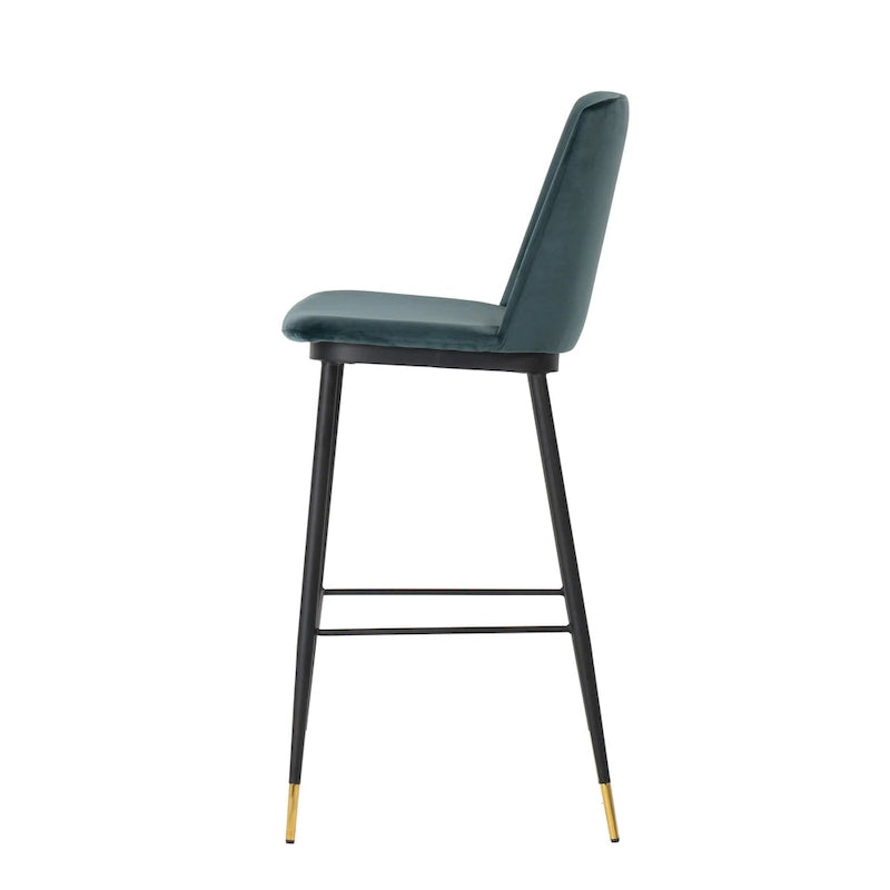 Evora Velvet Counter Stool (Set of 2)-18