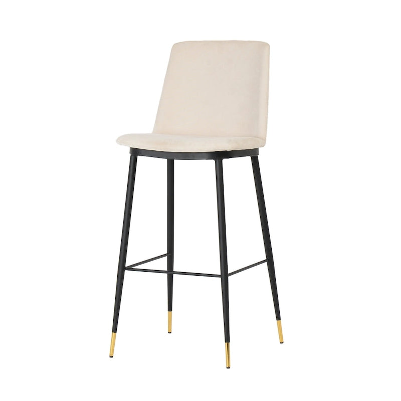 Evora Velvet Counter Stool (Set of 2)-22