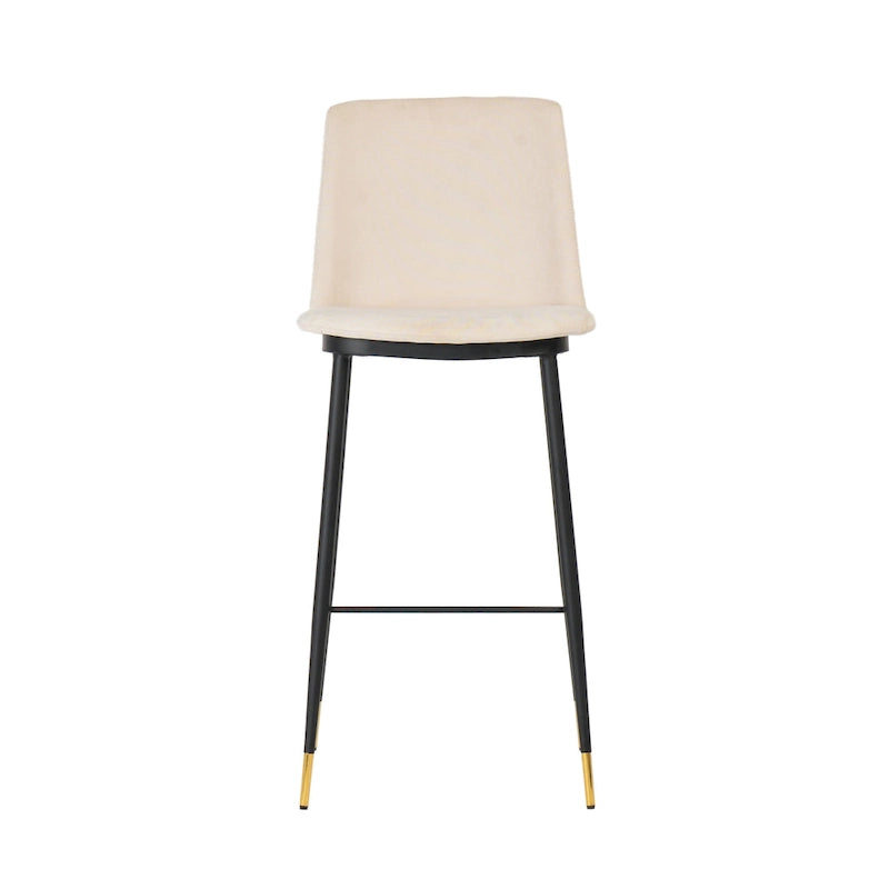 Evora Velvet Counter Stool (Set of 2)-23