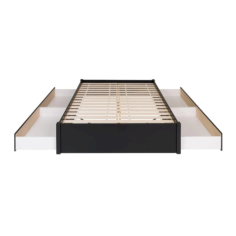 Prepac Queen Select 4-post Platform Bed with Optional Drawers-2