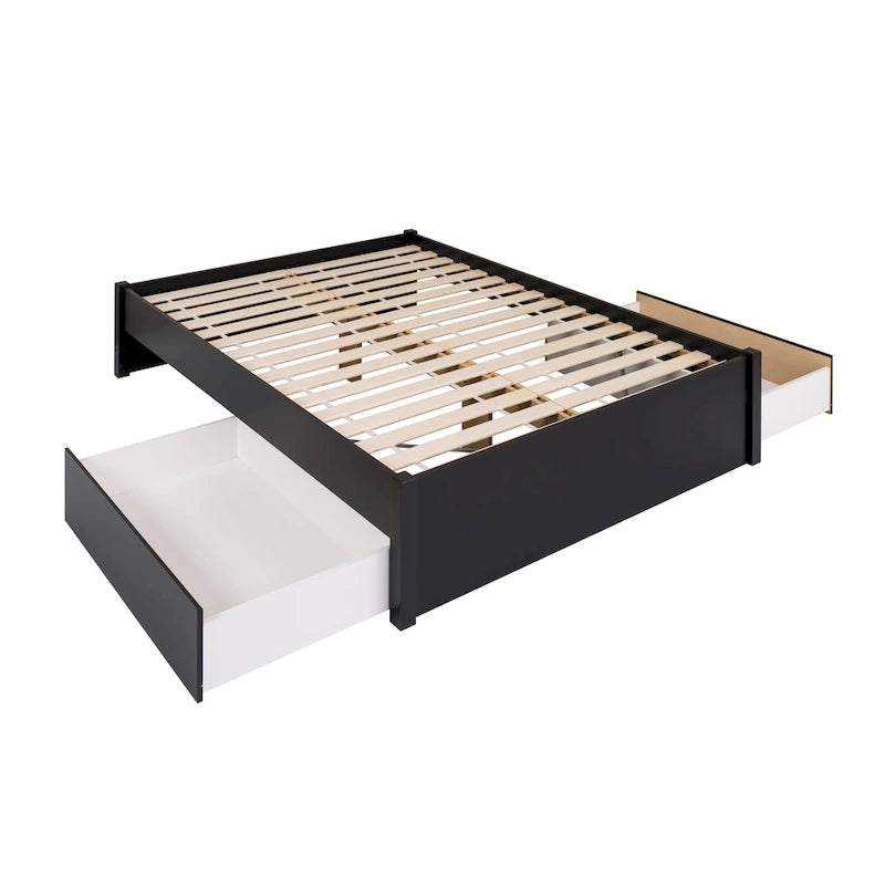 Prepac Queen Select 4-post Platform Bed with Optional Drawers-3
