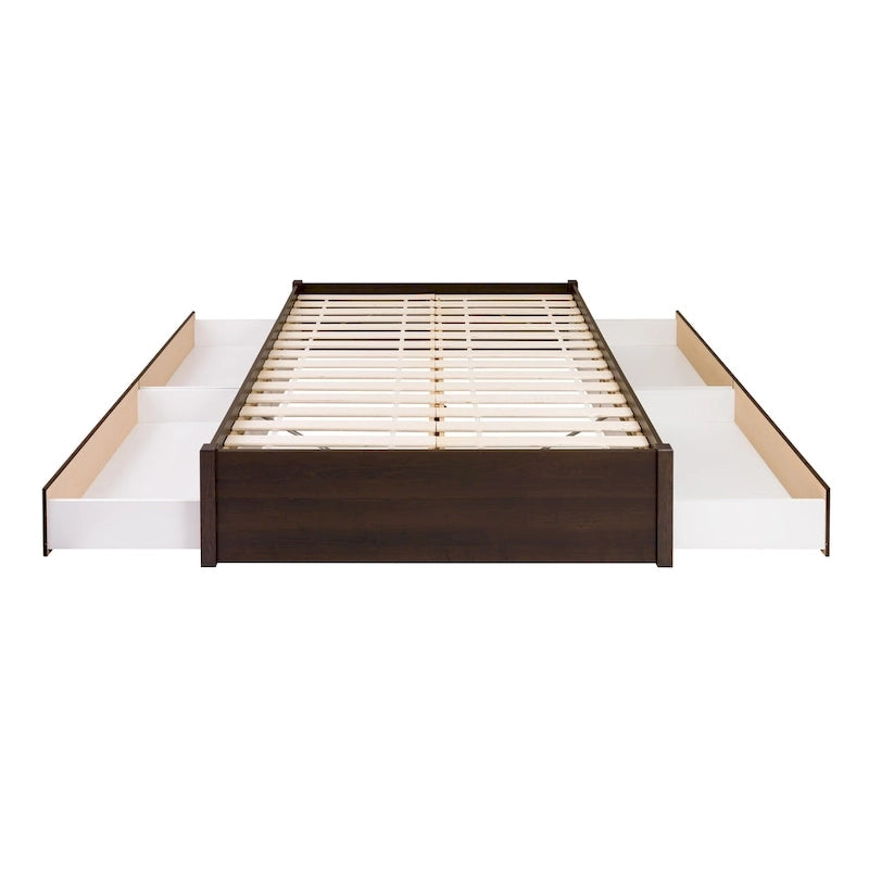 Prepac Queen Select 4-post Platform Bed with Optional Drawers-7