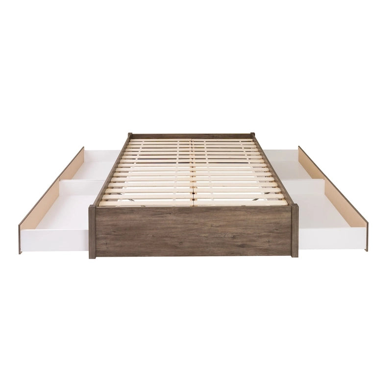 Prepac Queen Select 4-post Platform Bed with Optional Drawers-12