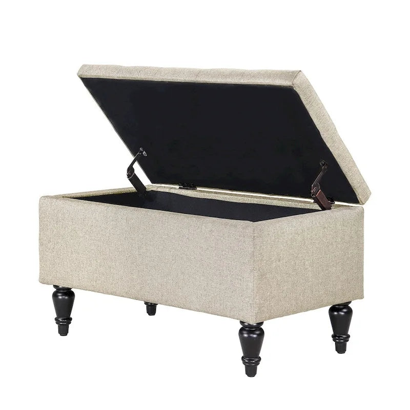Maypex 29 in. Upholstered Storage Bench-12